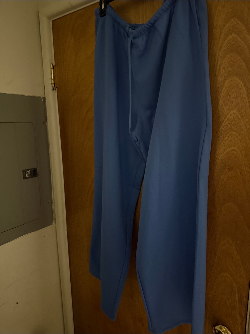 No Boundaries Blue Women's Track Pants with Drawstring